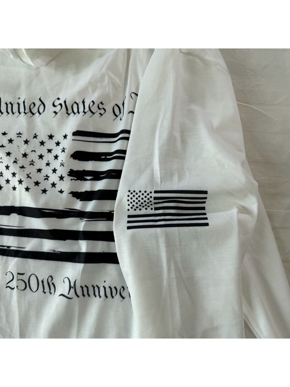 Men's XXL Patriotic Long Sleeve Lightweight Tee #290298 - Picture 4 of 7